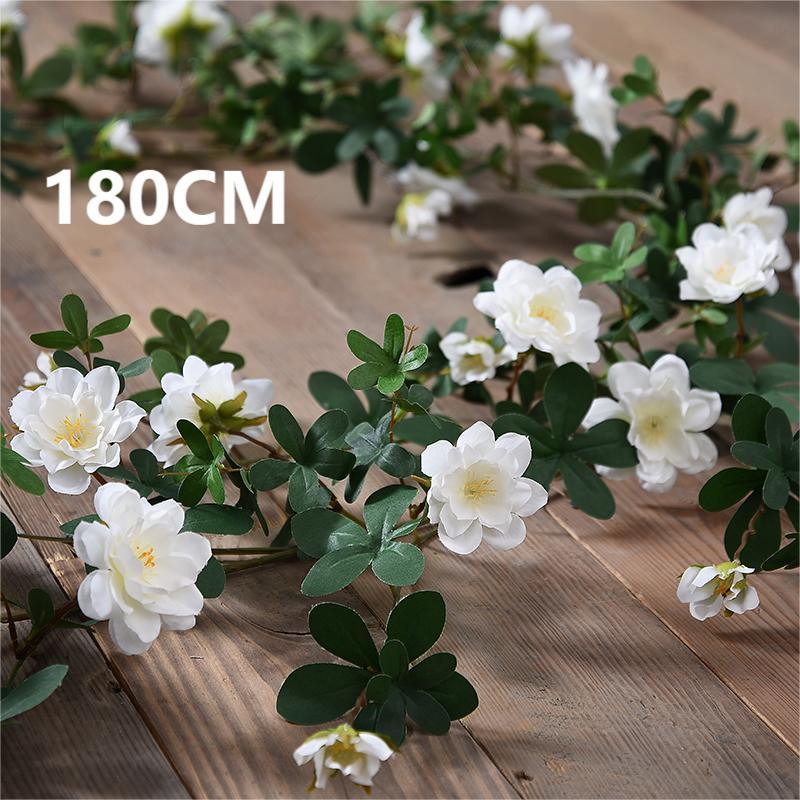Simulated rose vine shading and winding indoor walls